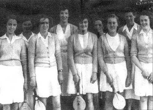 Marigolds stoolball team, Three Bridges, West Sussex in the 1950s